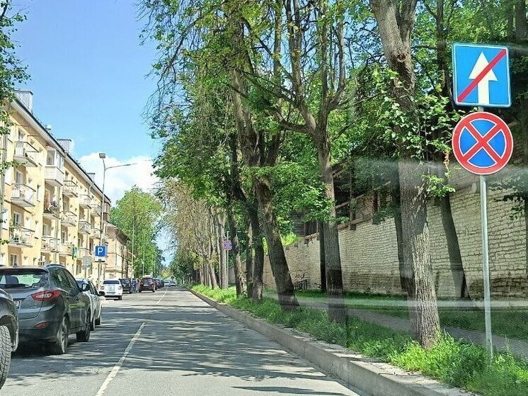 Новая схема движения в центре Пскова пока не действует