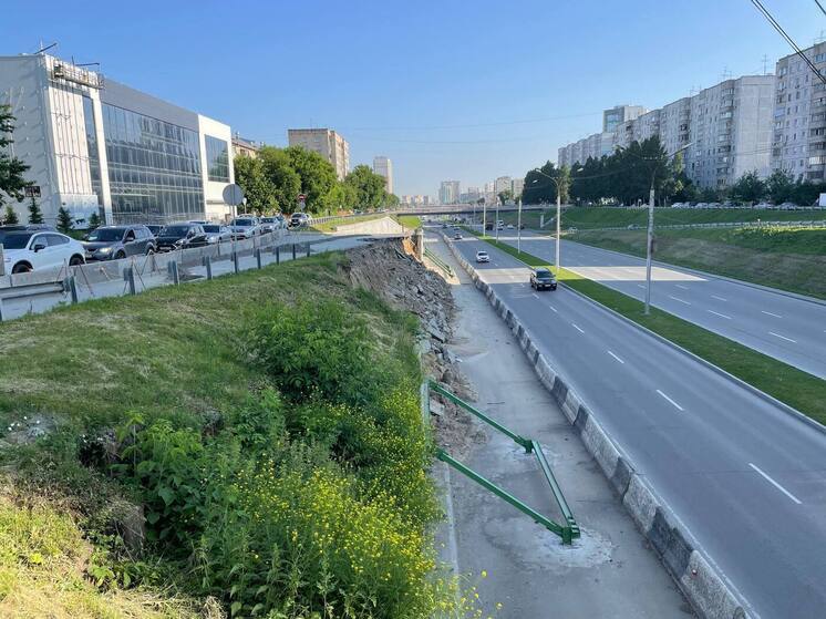 В Новосибирске определен план ремонта подпорной стены на Ипподромской магистрали