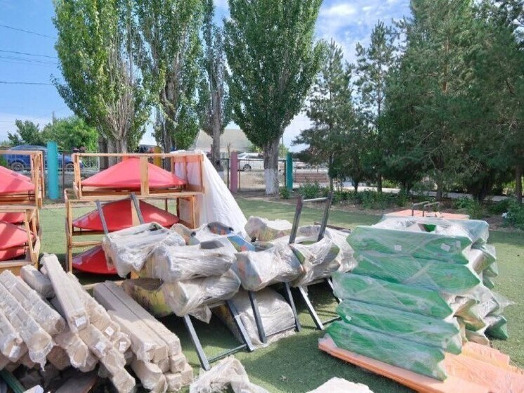 В селе Началово территорию детского сада «Тополек» украсят городок безопасного движения и метеостанция