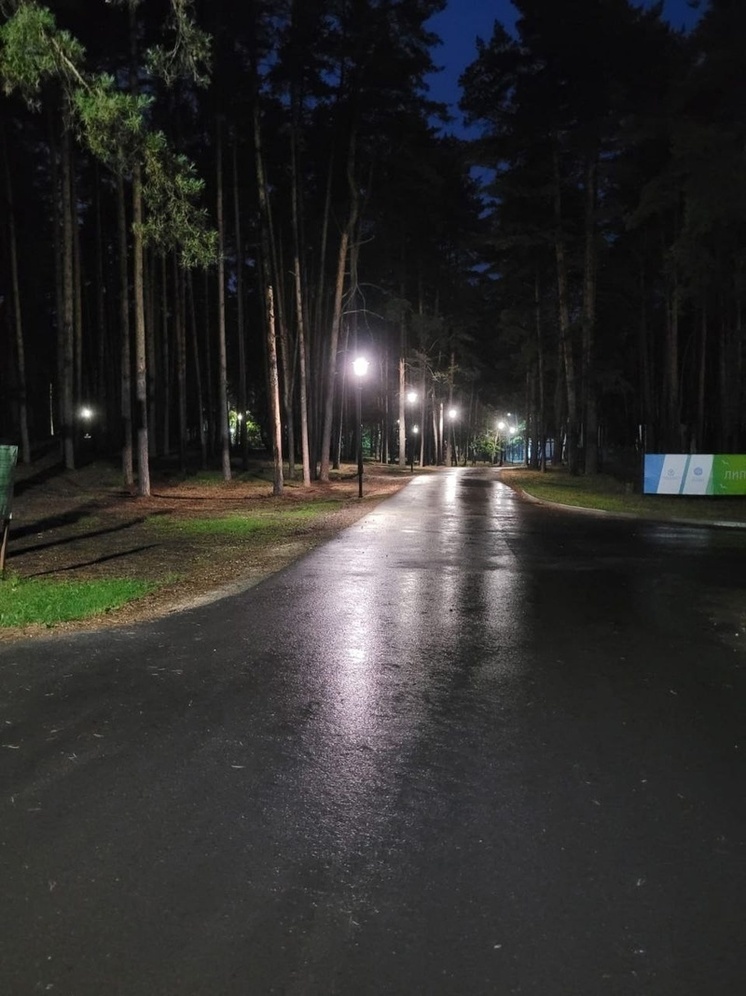 «Россети Центр» организовали уличное освещение в комплексе детских лагерей в Грязинском районе