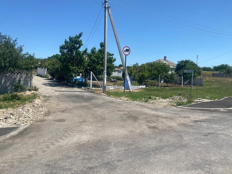 В Крыму завершается ремонт участка дороги Таврида – Заветное