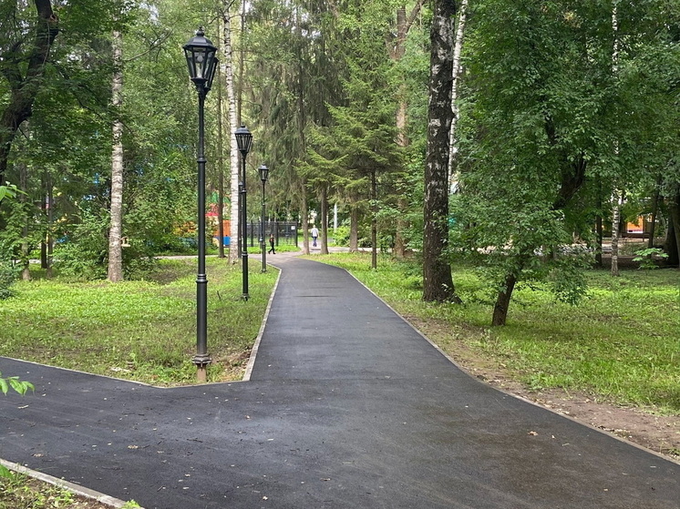 В Центральном парке Йошкар-Олы появятся новые тротуары и фонари