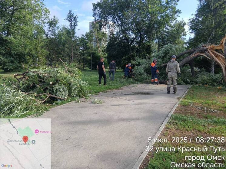 Восстановлена работа 42 светофоров: в Омске ликвидируют последствия урагана