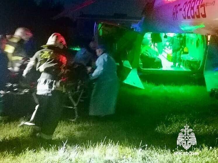 В Тверской области для экстренной госпитализации детей понадобился вертолет