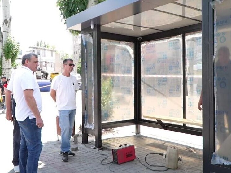В Мелитополе установили первую «умную» остановку