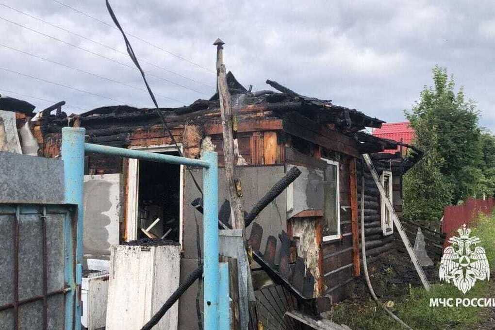 Уфимец получил ожоги из-за пожара в садовом товариществе