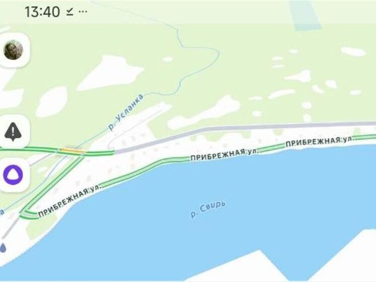 Участок автодороги возле деревни Усланка перекрыт из-за обвала грунта