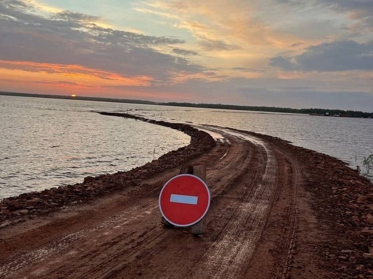 Уровень воды у переправы через Мезень у деревни Кимжа вырос на 30 см за сутки