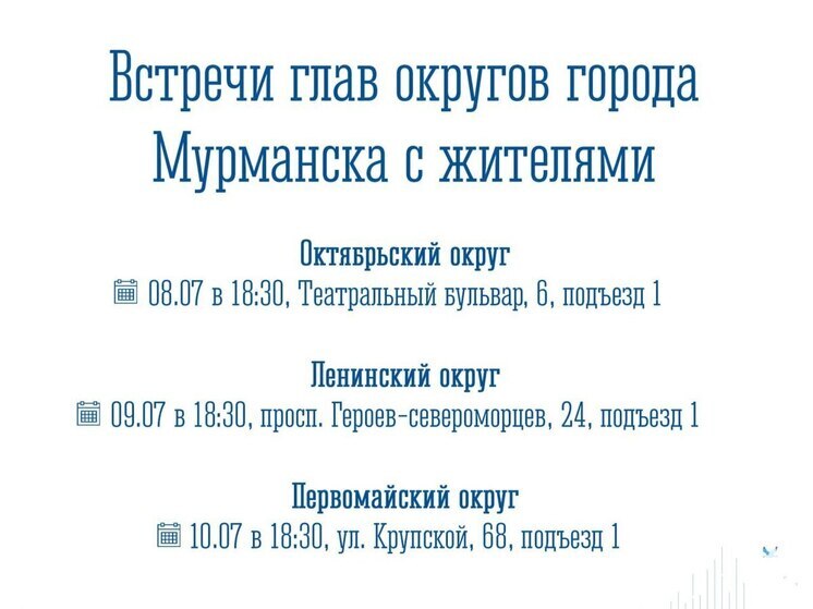 Временно исполняющий полномочия главы Мурманска Иван Лебедев рассказал о результатах выездных встреч с жителями города. Как оказалось, летом горожан больше всего волнуют нескошенная трава во дворах и ямы на проездах.