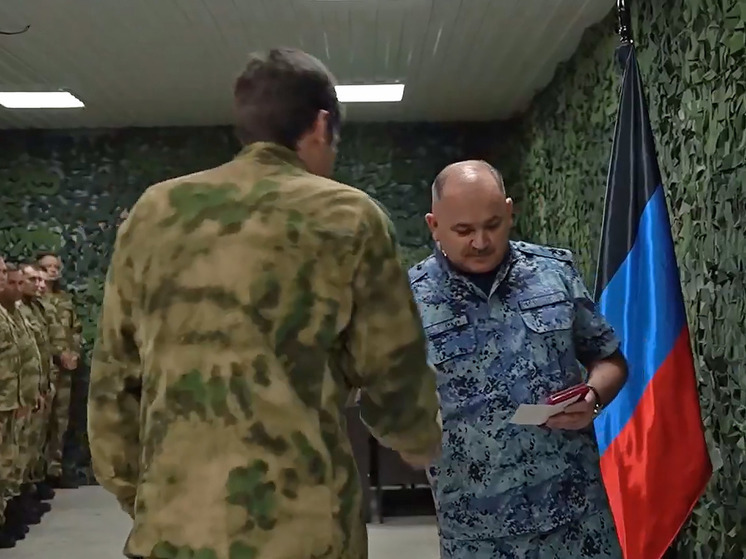 В ДНР состоялось награждение сотрудников временных отделов МВД в освобожденных районах