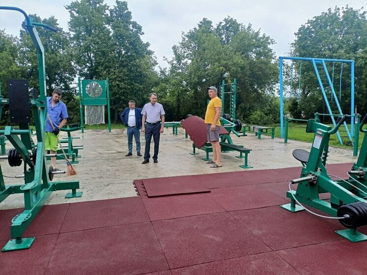 В Белинском завершается строительство новой площадки для сдачи норм ГТО