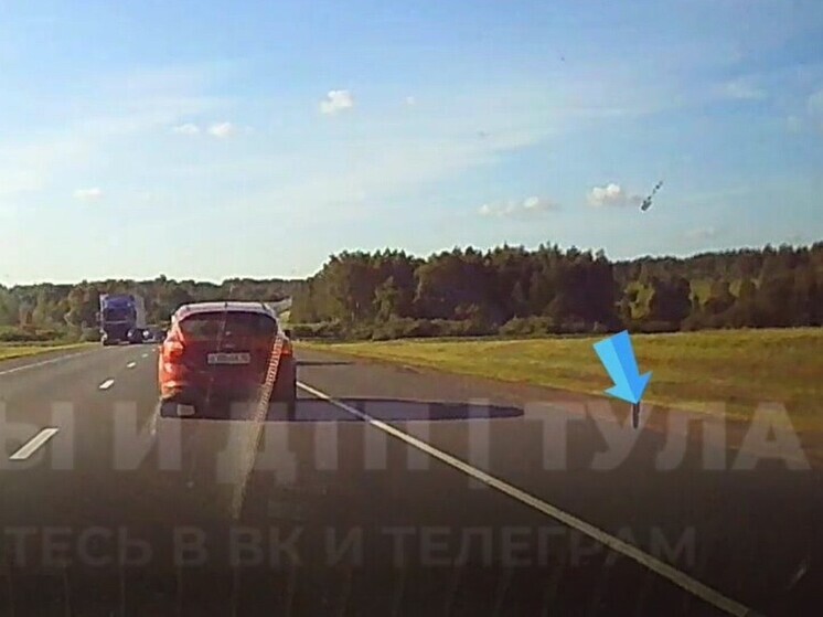 Курский "автохам" бросал бутылки из машины на М-2 под Тулой
