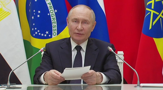 Владимир Путин по видеосвязи выступил на саммите БРИКС в Рио-де-Жанейро