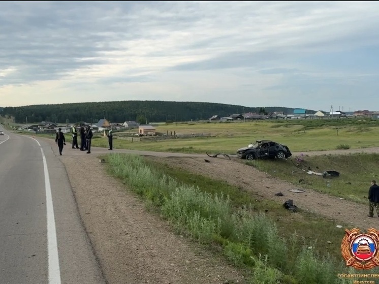 Водитель погиб в ДТП в Приангарье