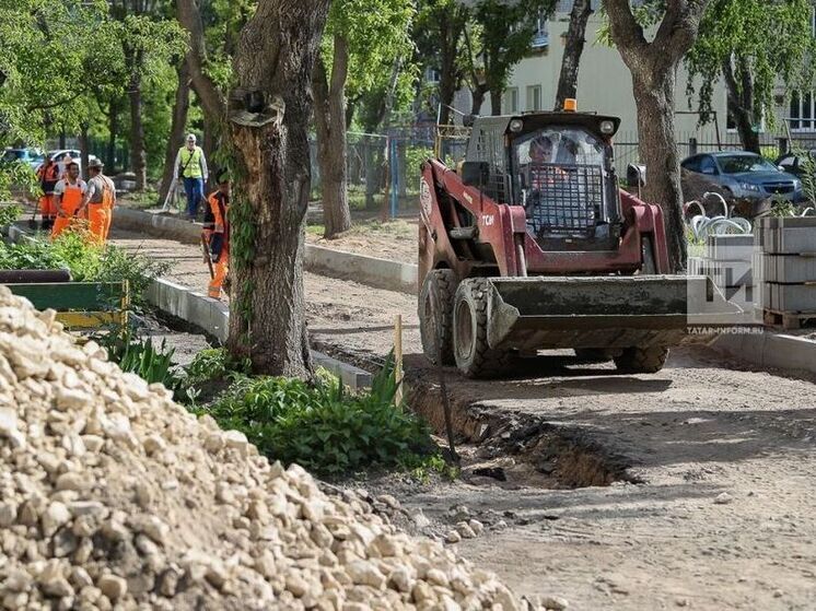 В Татарстане выполнена половина работ по программе «Наш двор»