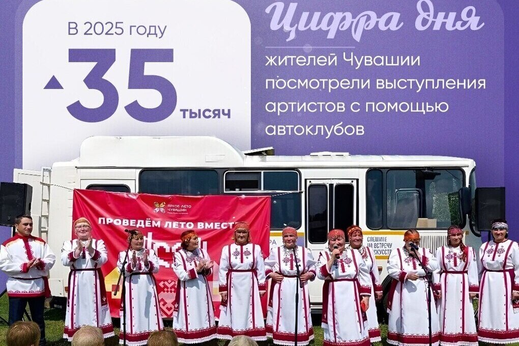 Автоклубы подарили праздник жителям 238 сёл Чувашии
