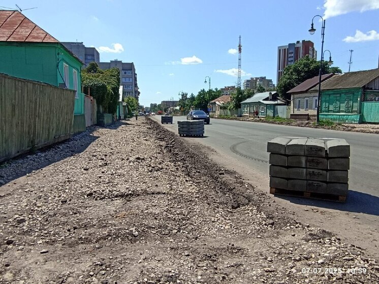 В Тамбове продолжается масштабный ремонт дорог