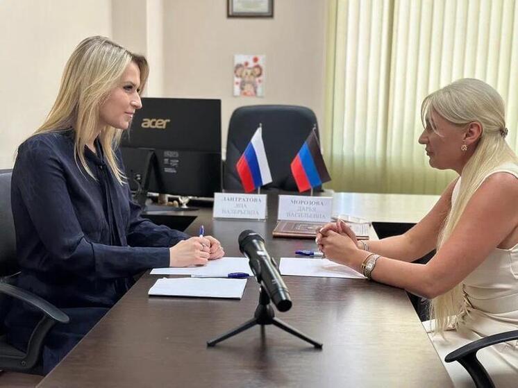 Депутат ГД РФ Лантратова встретилась с омбудсменом ДНР