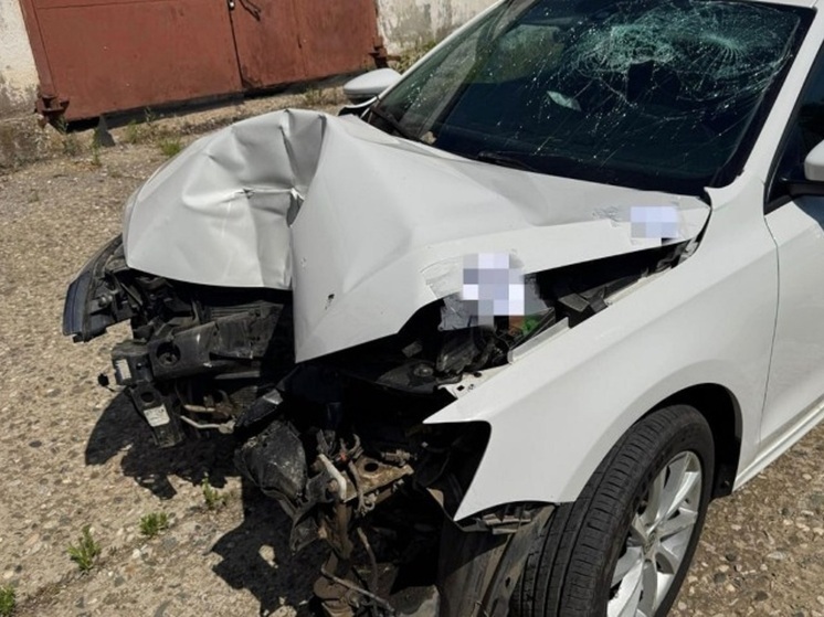 Элистинец угнал и разбил автомобиль