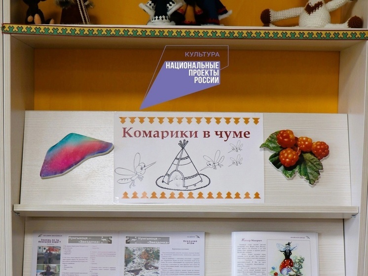Выставку «Комарики в чуме» открыли в Красном