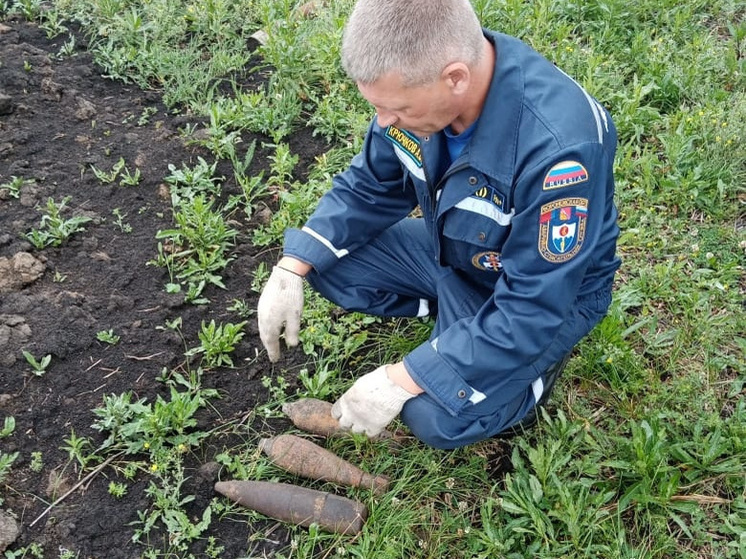 На воронежском полигоне взорвали три снаряда времен ВОВ