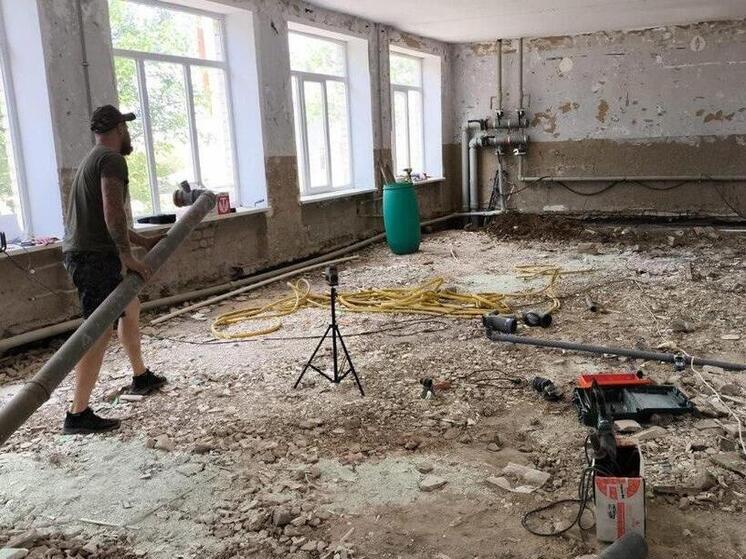 Вольновскую школу на Херсонщине капитально отремонтируют строители из Адыгеи