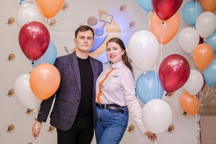 Чувашская пара принимает участие во Всероссийском свадебном фестивале
