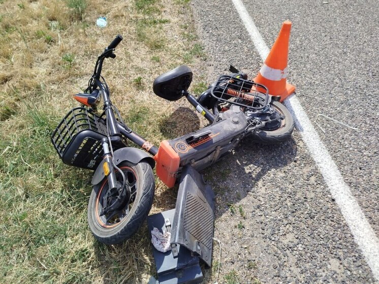 На Ставрополье произошло очередное ДТП с участием ребёнка-электросамокатчика