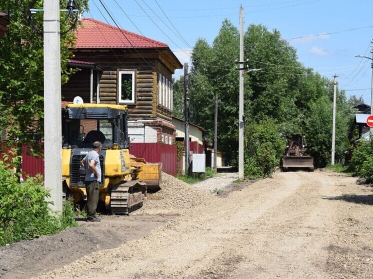 В Иваново начали ремонт дороги в переулке 2-й Северный