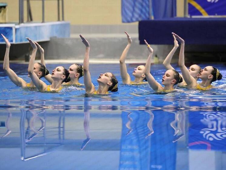 Синхронистки выиграли «серебро» в командном зачете Спартакиады молодежи