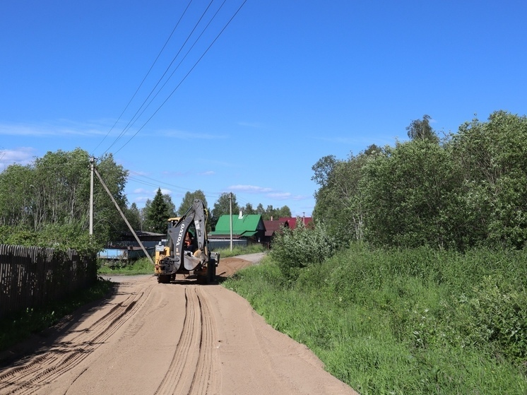 В Няндомском округе продолжаются работы по благоустройству