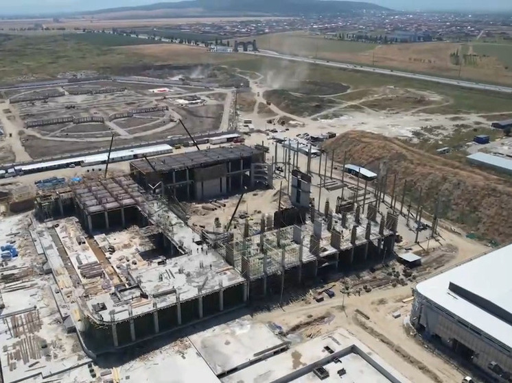 В Грозном возводят правительственный комплекс