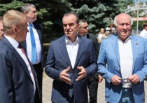 Губернатор Краснодарского края Вениамин Кондратьев с рабочим визитом посетил Ейский район