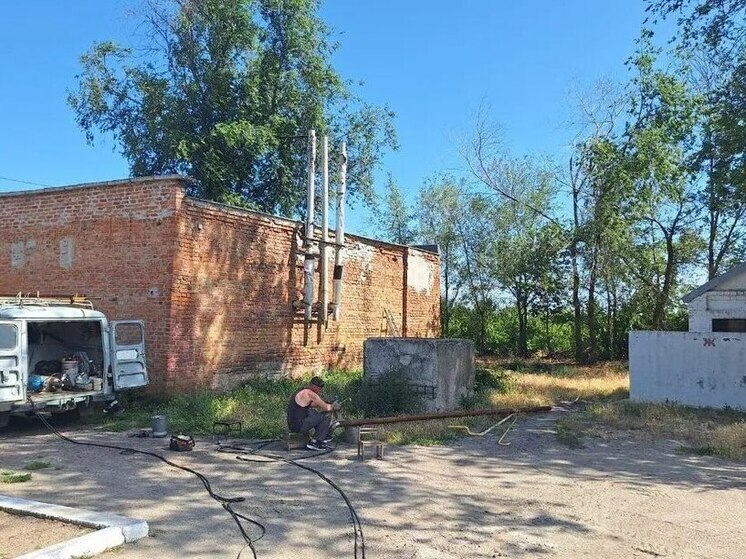 В селе Терпенье продолжается ремонт котельной