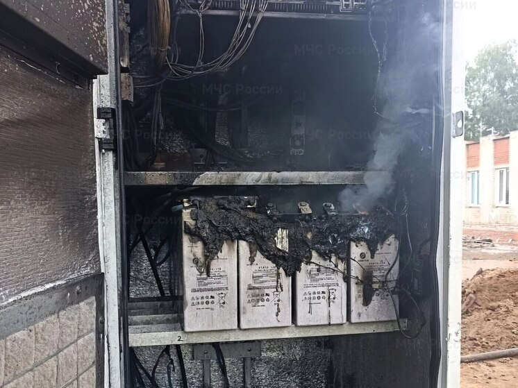 Спасатели потушили вышку связи в Новочебоксарске