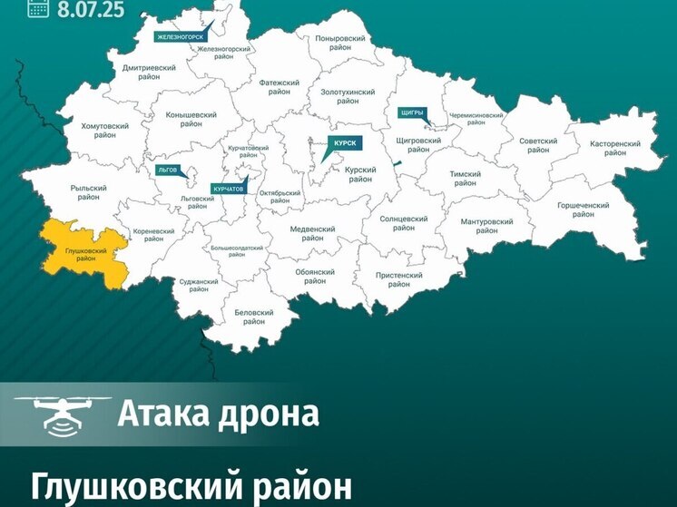 В Курской области при атаке дрона ВСУ на частный дом пострадал 70-летний мужчина
