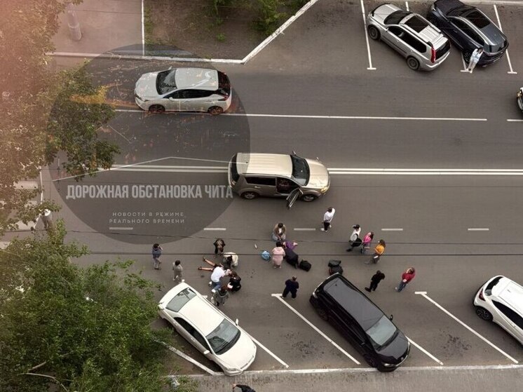 Автоледи сбила двух детей в центре Читы