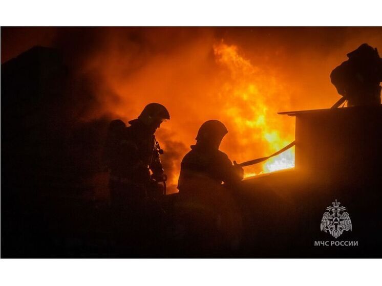 В центре Гагарина сгорел торговый павильон