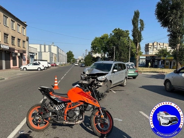 В Запорожской области несовершеннолетний мотоциклист пострадал в ДТП