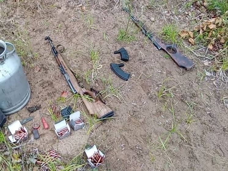 Тайник с нарезным оружием и патронами нашли в округе Забайкалья