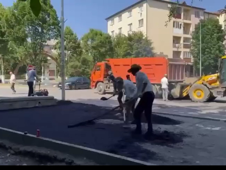 В Назрани появилась новая парковка на проспекте Базоркина