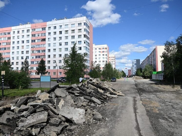 К юбилею Нового Уренгоя обновят проезд Народов Севера