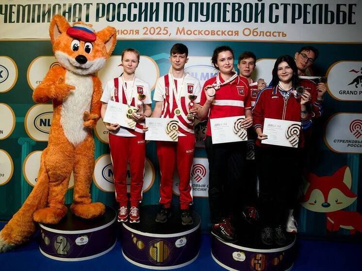 Спортсмены региона выиграли 2 медали на Кубке страны по пулевой стрельбе