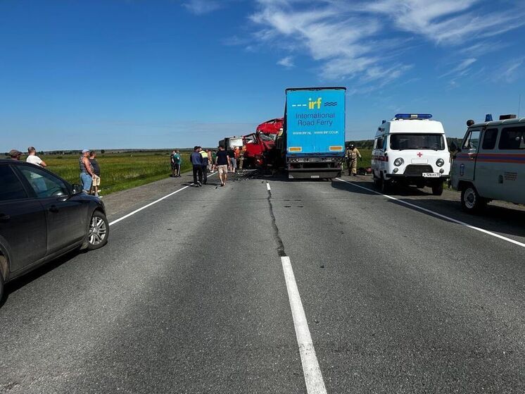 Серьёзное ДТП произошло на федеральной трассе Тюмень-Омск