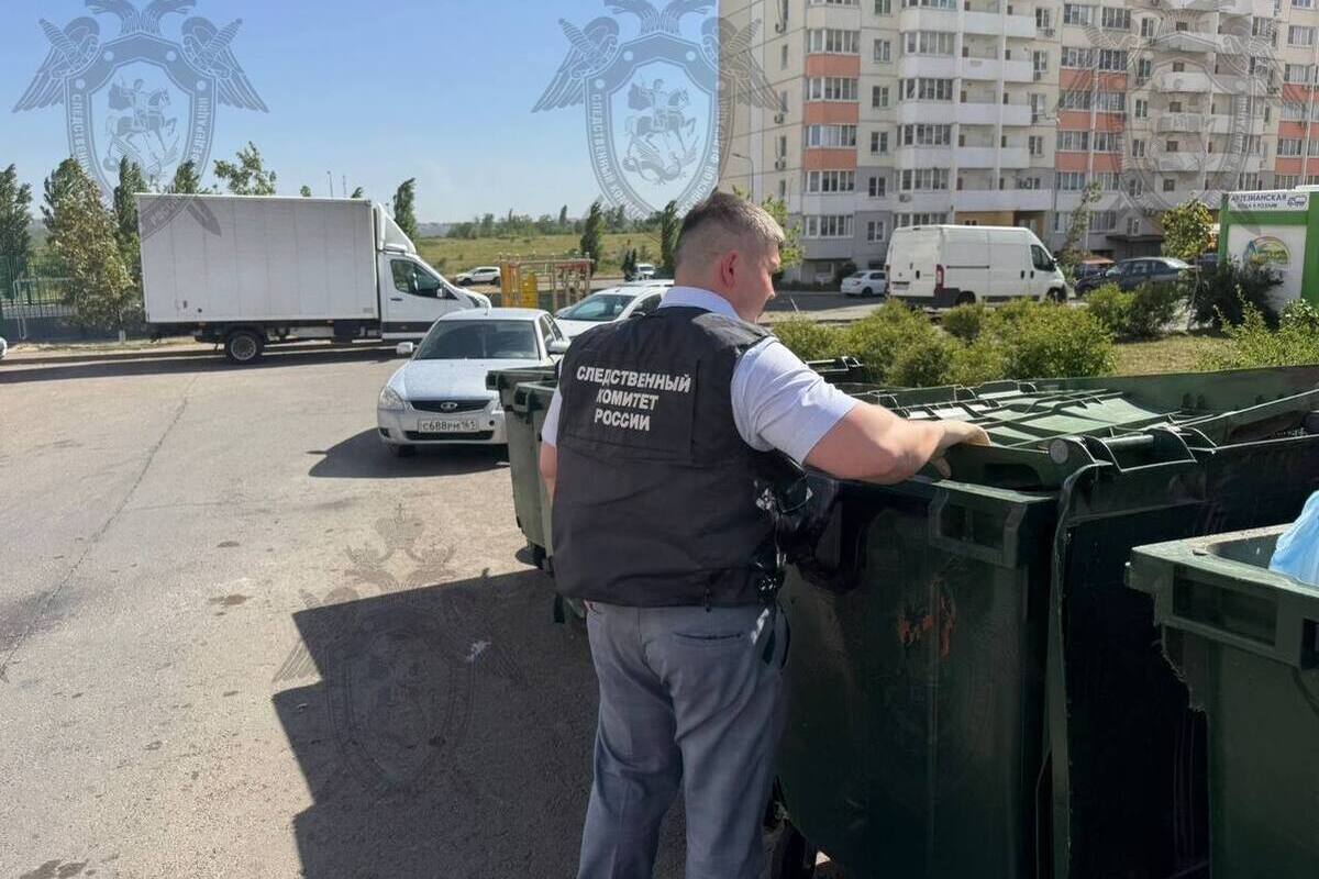 СК возбудил дело после обнаружения мертвого младенца в мусорке в Ростове-на-Дону