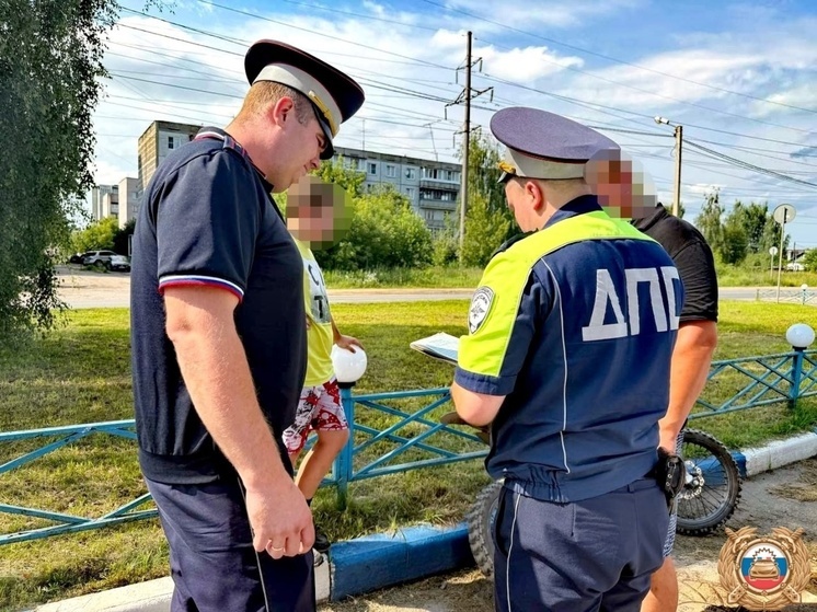 На Сахаровском шоссе в Твери был замечен 11-летний питбайкер