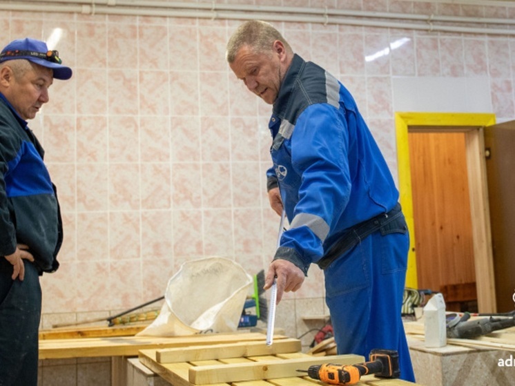 В Хорей-Верской бане Нарьян-Мара закипел плановый ремонт