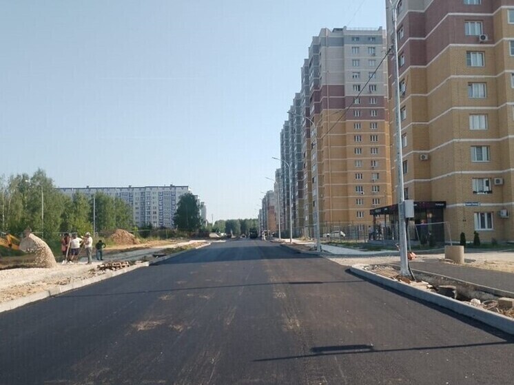 В Коврове ремонтируют улицу-перемычку между центральными магистралями