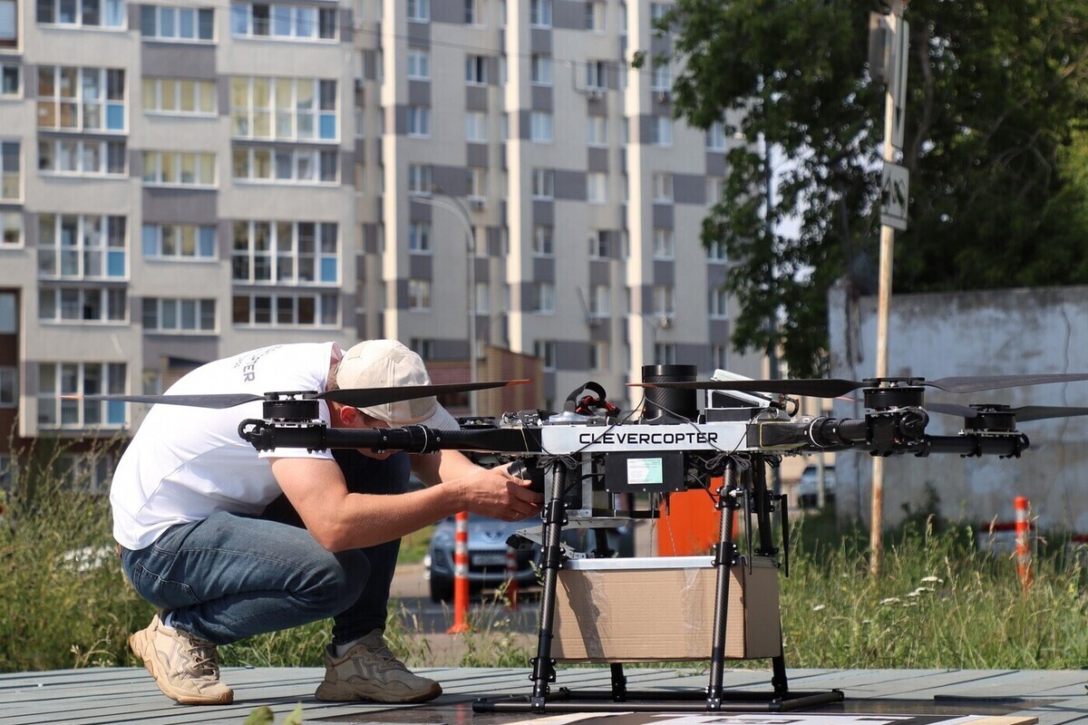 Аэрокурьеров начали тестировать в Нижнем Новгороде — где летают дроны-доставщики
