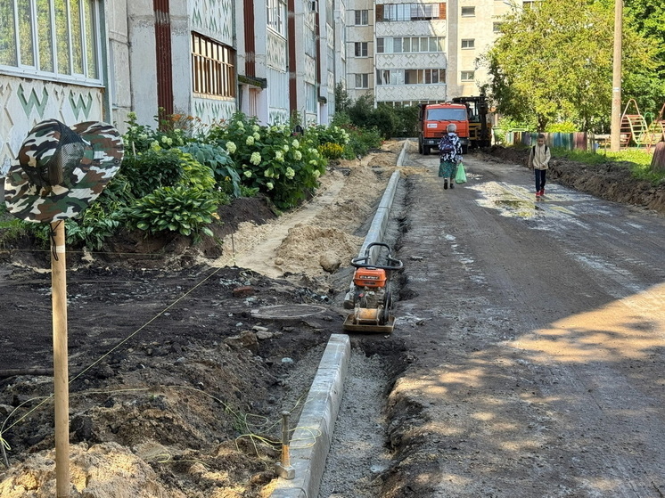 Двор в йошкар-олинском Сомбатхее приводят в порядок